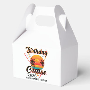 Birthday Cruise 2026 Making Memories Together Favour Box