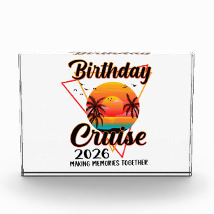 Birthday Cruise 2026 Making Memories Together Photo Block