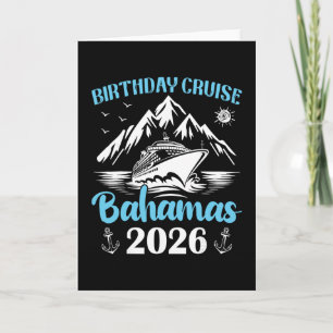 Birthday Cruise Byhamas 2026 Family Matching Cruis Card