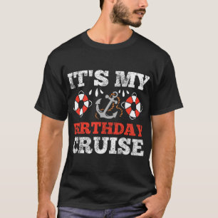 Birthday Cruise Cruising Boating Party  T-Shirt