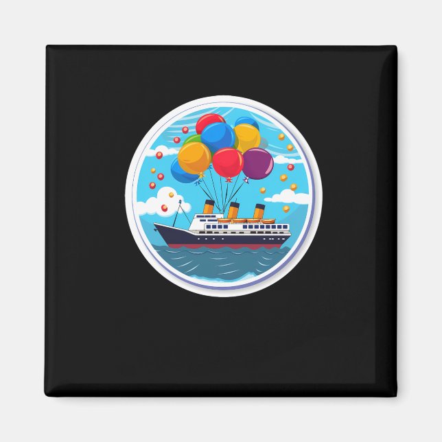 Birthday Cruise Funny Group D  Magnet (Front)