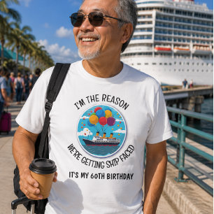 Birthday Cruise Funny Group Personalised  T-Shirt