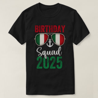 Birthday Cruise Gifts 2025 Matching Party Squad T-Shirt