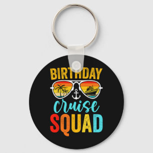 Birthday Cruise Squad 2025 Cruise Birthday Party V Key Ring