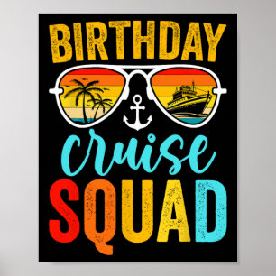 Birthday Cruise Squad 2025 Cruise Birthday Party V Poster