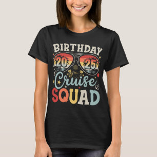 Birthday Cruise Squad 2025 Family Matching Women T-Shirt