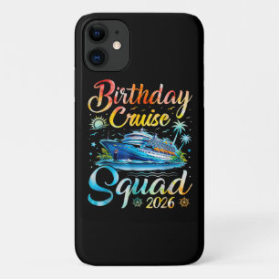 Birthday Cruise Squad 2026 iPhone 11 Case