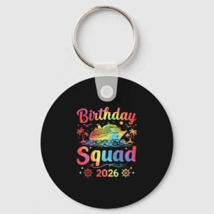 Birthday Cruise Squad 2026 Cruise Birthday Party V Key Ring