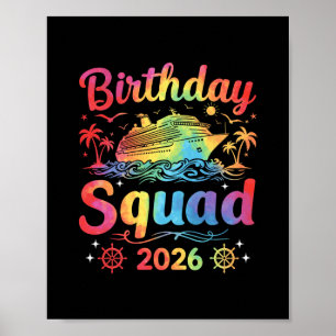 Birthday Cruise Squad 2026 Cruise Birthday Party V Poster