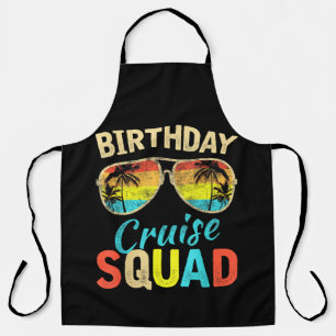Birthday Cruise Squad Apron