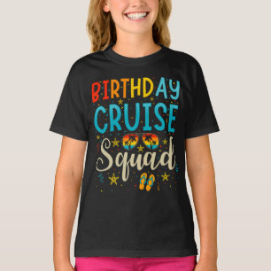 Birthday Cruise Squad Cruising Vacation Girl T-Shirt