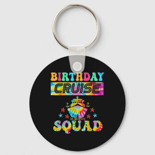 Birthday Cruise Squad Cruising Vacation Matching F Key Ring