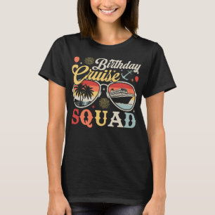Birthday Cruise Squad Group Family Matching Women T-Shirt