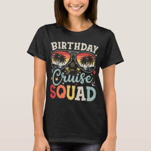 Birthday Cruise Squad Group Family Matching Women T-Shirt