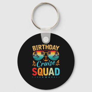 Birthday Cruise Squad Tee Family Birthday Party Va Key Ring