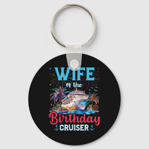 Birthday Cruiser Family Vacation Matching Apparel Key Ring
