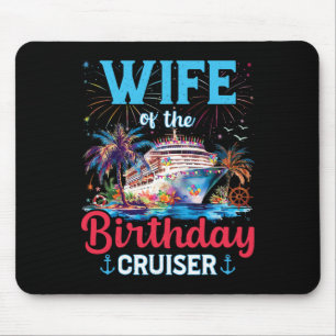 Birthday Cruiser Family Vacation Matching Apparel Mouse Pad