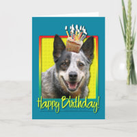 Birthday Cupcake - Australian Cattle Dog