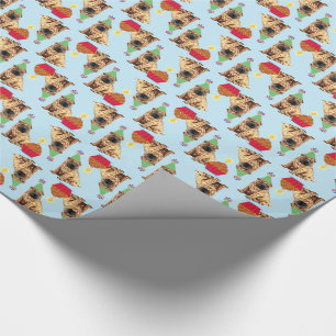 Birthday Cupcake Chinese Shar-Pei Wrapping Paper
