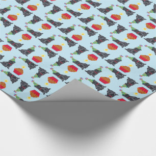 Birthday Cupcake Kerry Blue Terrier Wrapping Paper