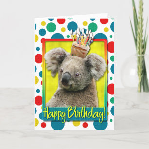 Birthday Cupcake - Koala Card