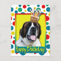 Birthday Cupcake - Saint Bernard - Mae