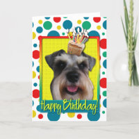Birthday Cupcake - Schnauzer