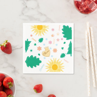 Birthday Custom Name, Party Supplies Paper & Party Napkin