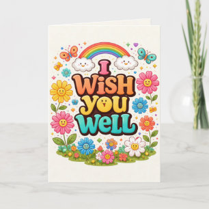 Birthday Daisies and Rainbow Happiness Card