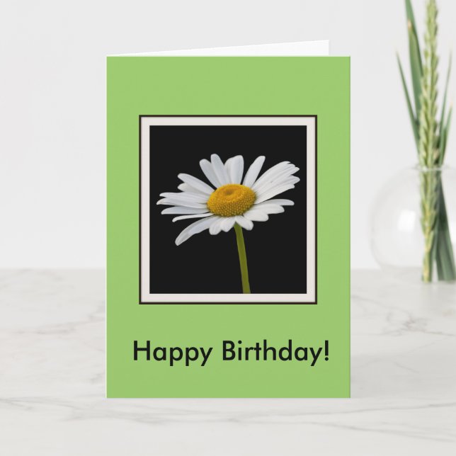 Birthday Daisy Card (Front)