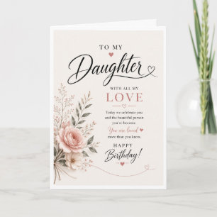 Birthday Daughter Card