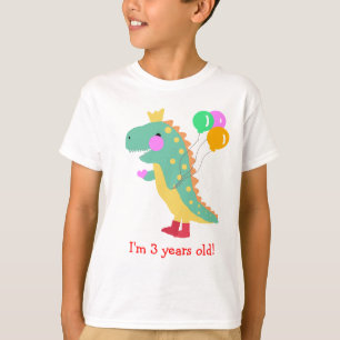 Birthday Dinosaur kids Shirt