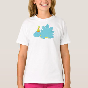 Birthday Dinosaur, Party Dinosaur, Party Hat, Dino T-Shirt