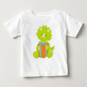 Birthday Dinosaur, Party Dinosaur, Party Hat, Gift Baby T-Shirt