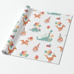 Birthday Dinosaur!  Wrapping Paper