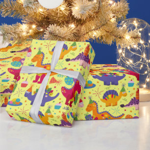 Birthday Dinosaurs Wrapping Paper