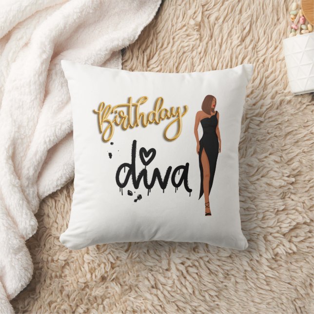 Birthday Diva Pillow (Blanket)