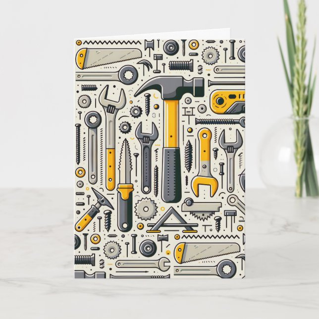 Birthday DIY Tool Assortment Card (Front)