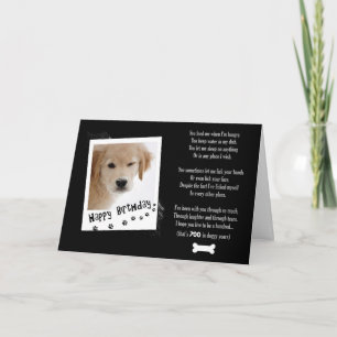 Birthday Dog Humor Card
