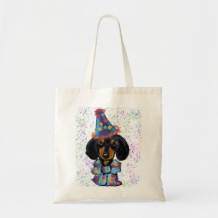 Birthday Doxie Tote Bag