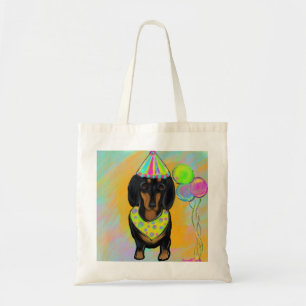 Birthday Doxie Tote Bag