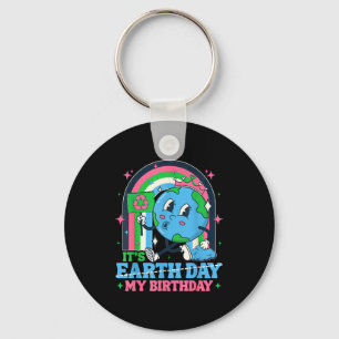 Birthday earth day 2026 funny recycling kids girls key ring