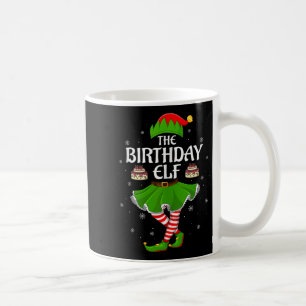 Birthday Elf Christmas Family Girls Women Elf Squa Coffee Mug