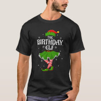 Birthday Elf Christmas Family Girls Women Elf Squa