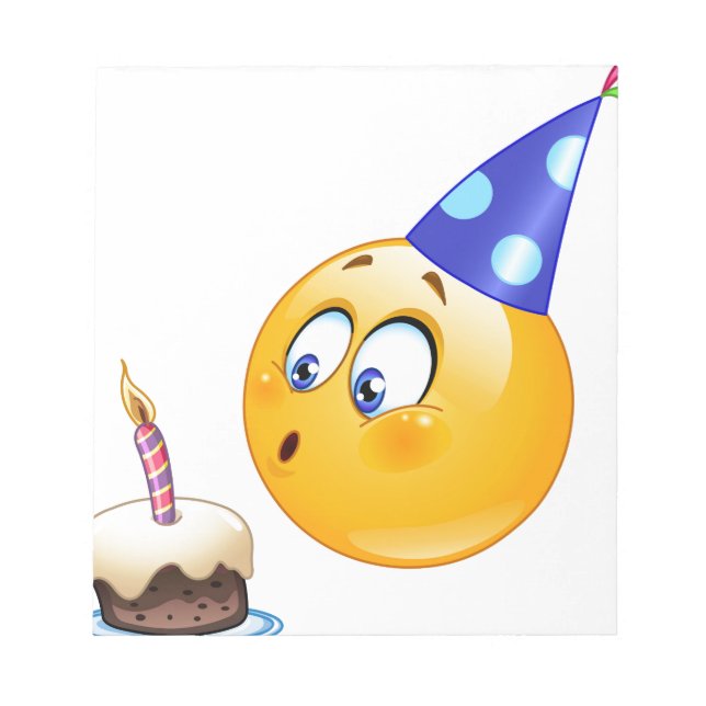 birthday emoji notepad (Front)
