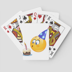 birthday emoji playing cards