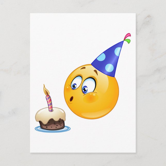 birthday emoji postcard (Front)