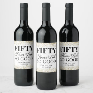 Birthday Etiqueta para botella de vino o champán Wine Label