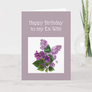 Birthday Ex-Wife definition of Relax Humour Fun Card