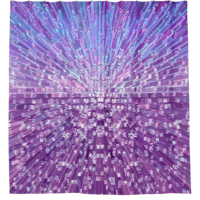 Birthday Explosion! Shower Curtain (Front)